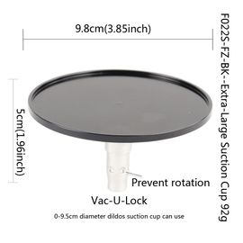 Fredorch-Godemiché Noir En Silicone Pour Stiliban Ation Du Point G,Machine Sexuelle Pour Vac-U-Lock Love Machines - Type Anti-Rotation Metal #B