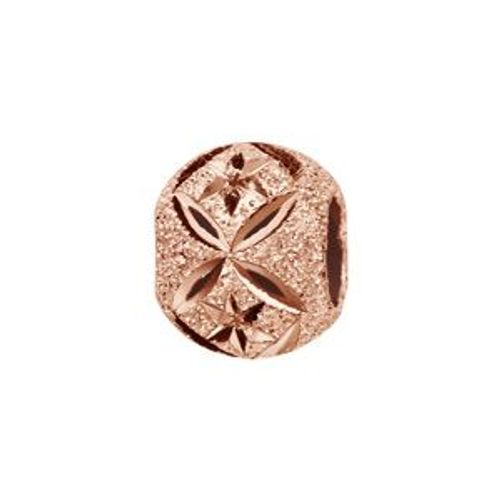 Thabora Charms Coulissant Argent Et Dorure Rose Boule Pailletée Étoiles Et X 10x5mm