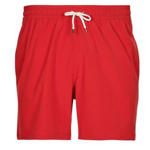 Maillots De Bain Polo Ralph Lauren Maillot De Bain Uni En Polyester Recycle Rouge