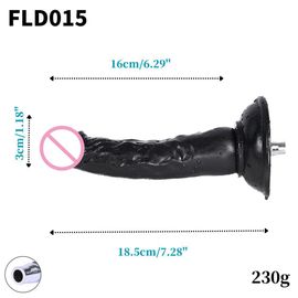 Rough Beast-Sex Machine Dileducative,Accessoires De Rêves,Big Flesh Black Dileducational For Vac-U-Lock Love Machine,Imbibé Pour Toutes Les Machines Du Magasin - Type Fld015-Bk