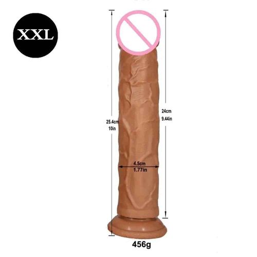 Godemiché Double Couche En Silicone,5 Tailles,Faux Pénis Réaliste,Long,Plug Anal,Jouets Sexuels Pour Adultes,Pour Femmes Et Hommes,Outils De Massage Vaginal Et Anal - Type Xxl