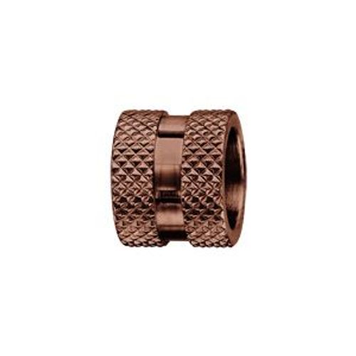 Thabora Charms Acier Pvd Marron Motif Picots