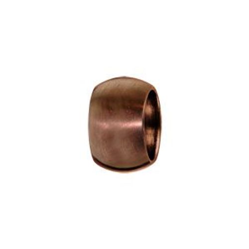 Thabora Charms Acier Et Pvd Marron Anneau Bombe Lisse