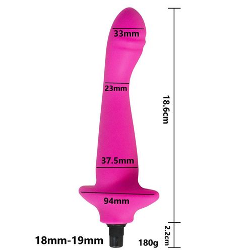 Machine Sexuelle Automatique,Pistolet À Fascia,Tête De Massage À Gode En Silicone,Jouets Sexuels Pour Hommes Et Femmes,Vibrateurs,Masturbation Du Pénis - Type D Red 19mm