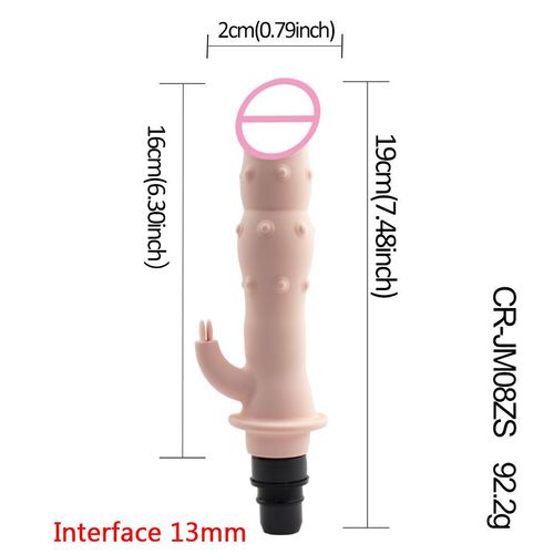 Machine Sexuelle Automatique,Pistolet À Fascia,Tête De Massage À Gode En Silicone,Jouets Sexuels Pour Hommes Et Femmes,Vibrateurs,Masturbation Du Pénis - Type Jm08fs 13mm