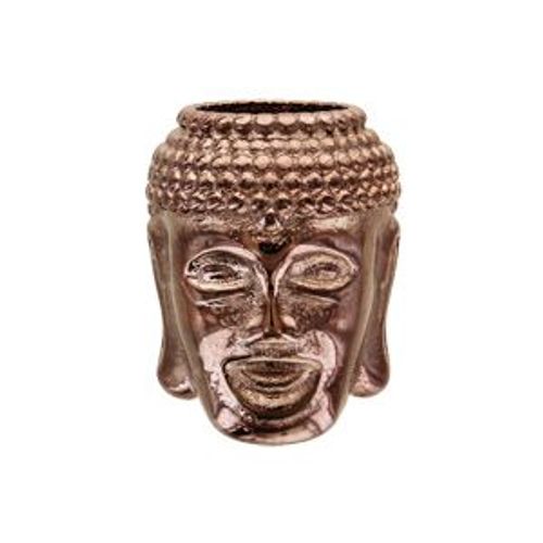 Thabora Charms Acier Et Pvd Marron Bouddha