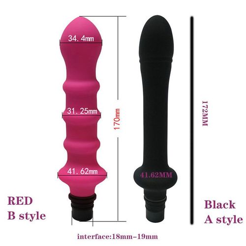 Machine Sexuelle Automatique,Pistolet À Fascia,Tête De Massage À Gode En Silicone,Jouets Sexuels Pour Hommes Et Femmes,Vibrateurs,Masturbation Du Pénis - Type B A 19mm