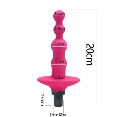 Machine Sexuelle Automatique,Pistolet À Fascia,Tête De Massage À Gode En Silicone,Jouets Sexuels Pour Hommes Et Femmes,Vibrateurs,Masturbation Du Pénis - Type C Red 13mm