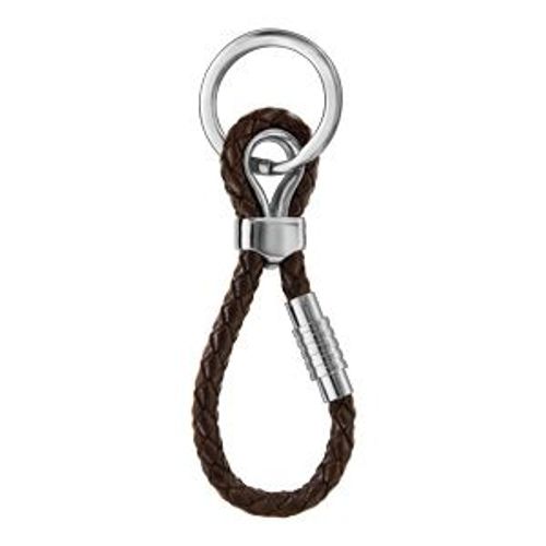 Porte Clef Thabora Charms Fermoir Aimanté Et Visse Cuir Bovin Marron