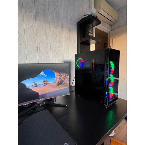 Pc Gamer Intel Core i5-9400F - Ram 8 Go - SSD 240 Go + HDD 1 To