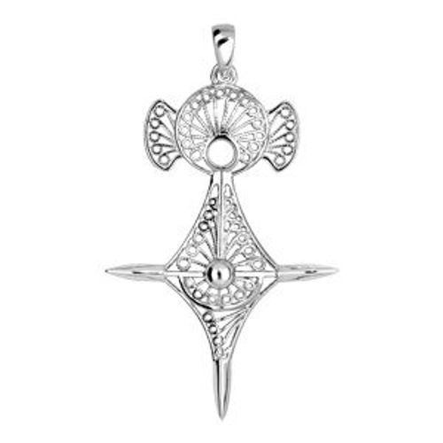 Pendentif Argent Rhodié Croix Du Sud