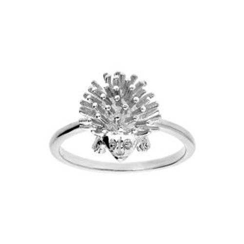 Bague Argent Rhodié Herisson