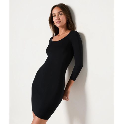 Fond De Robe Manches Longues Maille Thermique - Warm Me Up - M - Noir - Femme - Etam