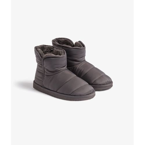 Bottines Matelassées Intérieur En Fourrure - Lalia - 38/39 - Anthracite - Femme - Etam