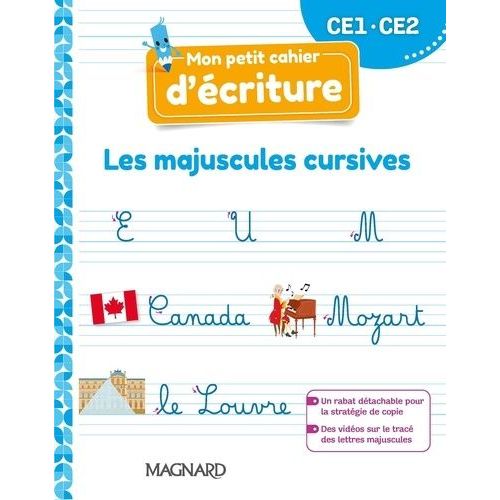 Mon Petit Cahier D'écriture Ce1-Ce2 - Les Majuscules Cursives