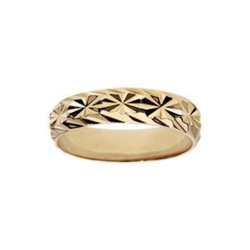 Alliance Plaqué Or 5mm Diamantée