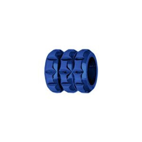 Thabora Charms Acier Forme Tube Pvd Bleu