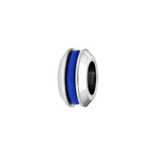 Thabora Charms Acier Avec Caoutchouc Bleu Foncé