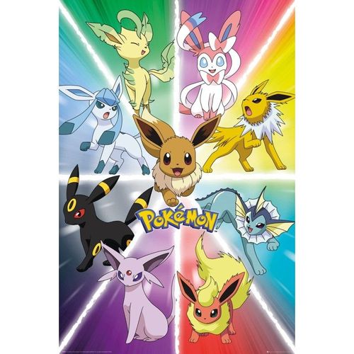Gb Eye - Pokemon Poster Evoli Evolutions (91,5 X 61 Cm)