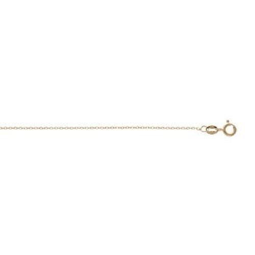Chaîne Forcat 1.2mm 42cm Plaqué Or