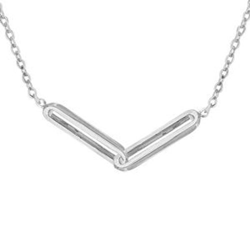 Collier Argent Rhodié 40+5cm
