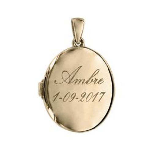 Pendentif Cassolette Ovale 20mm Argent Et Dorure Jaune Vierge À Graver (1 Ou 2 Photos Droite Et Gauche)