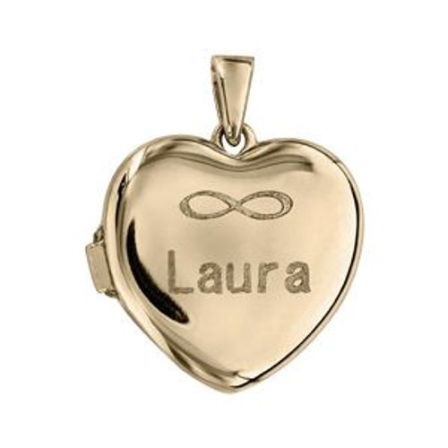 Pendentif Cassolette Coeur 20mm Argent Et Dorure Jaune Vierge À Graver (1 Ou 2 Photos Droite Et Gauche)