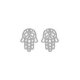 Boucles D'oreilles Tiges Main De Fatma Multicolore Les Nereides - Femme