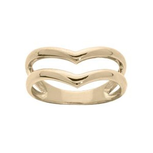 Bague Plaqué Or Forme Pointe