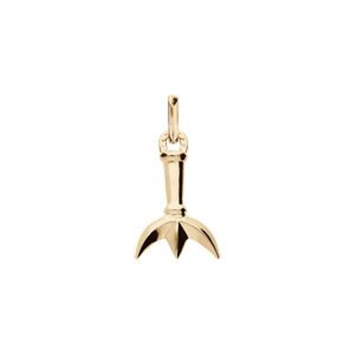 Pendentif Plaqué Or Platiné Grand Modèle Trgourmette Camarguais Et Fer À Cheval Dim 24 X 15 Mm
