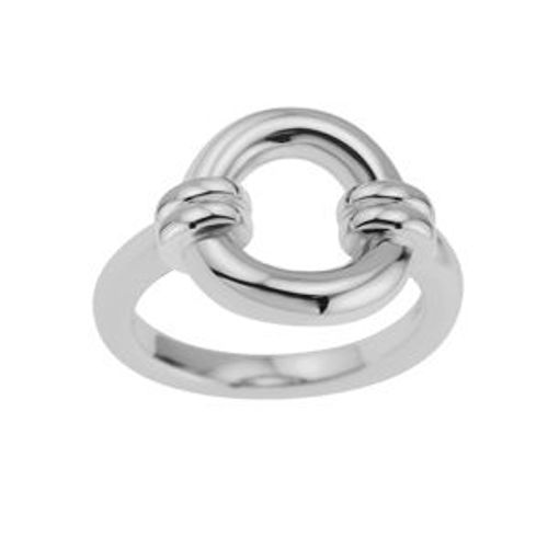 Bague Argent Massif Rhodié