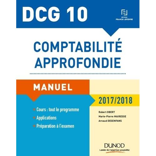 Comptabilité Approfondie Dcg 10 - Manuel