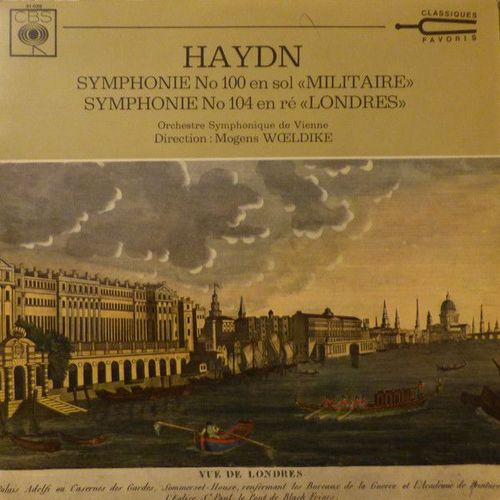 33 Tours Vinyl Joseph Haydn, Orchestre Symphonique De Vienne*, Mogens Woeldike* – Symphonie No 100 En Sol "Militaire" - Symphonie No 104 En Ré "Londres