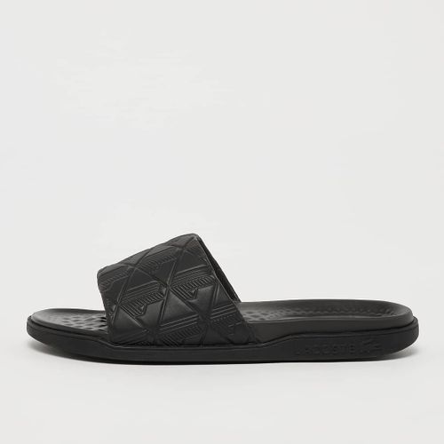 Chaussures Lacoste Serve Slide Dual Monogram Casquettes Sandales Noir