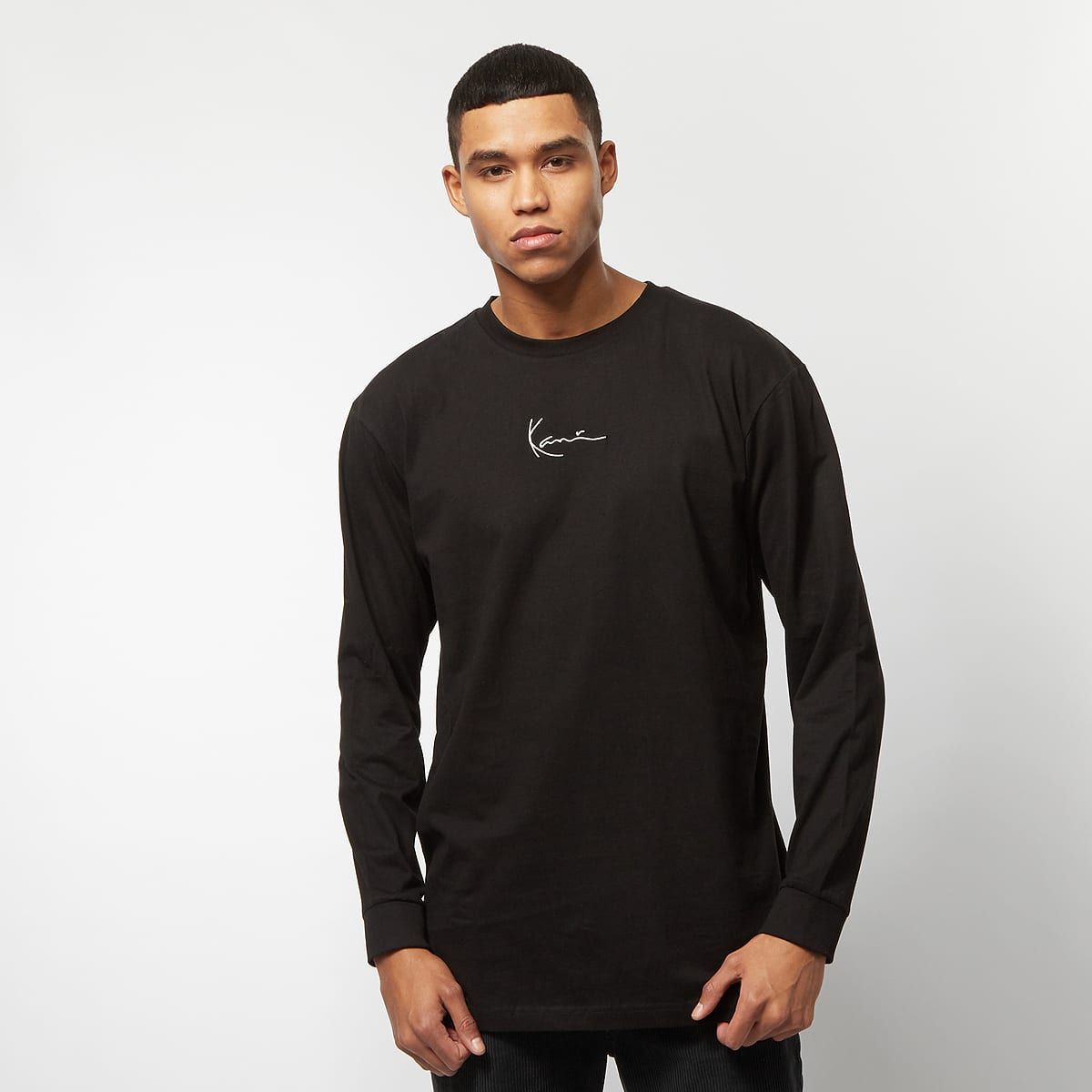 Karl Kani Small Signature Longsleeve Homme T-Shirts À Manches Longues Noir Taille Xl Vêtements