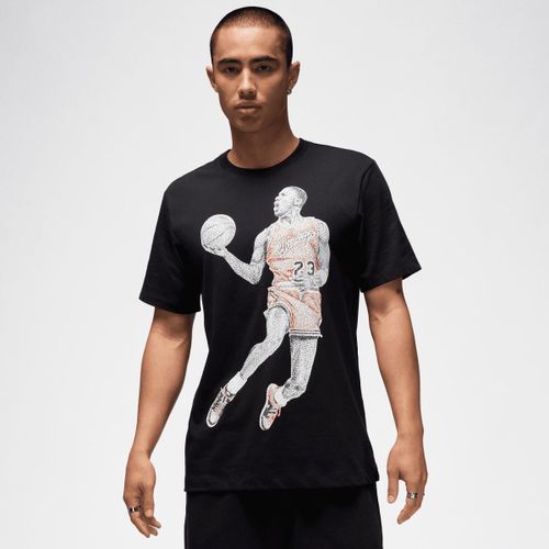 Jordan Brand Dot Mj Shortsleeve Crew Homme T-Shirts & Polos Noir Taille M Vêtements