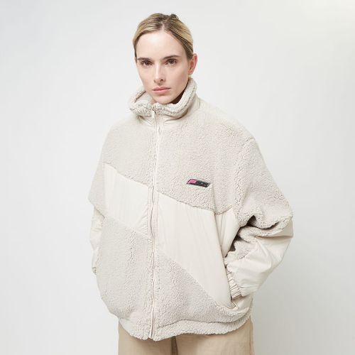 Pegador Teddy Fabric Mix Jacket Femme Vestes De Mi-Saison Beige Taille M Vêtements