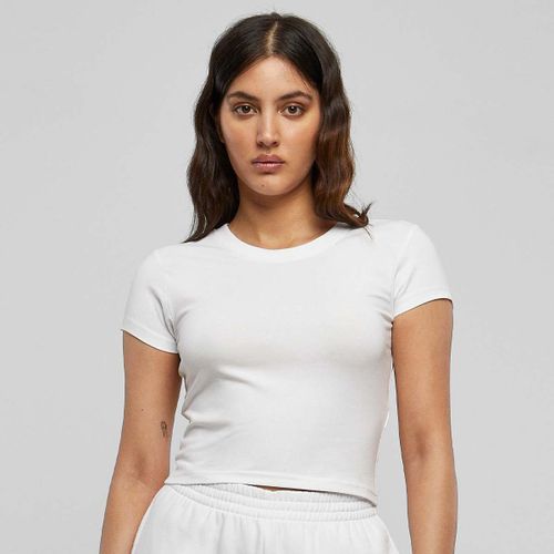 Urban Classics Stretch Jersey Cropped Tee Femme T-Shirts & Polos Blanc Taille M Vêtements