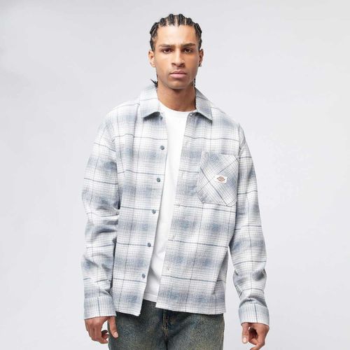 Dickies Forest Check Shirt Homme Chemisettes Bleu Taille M Vêtements