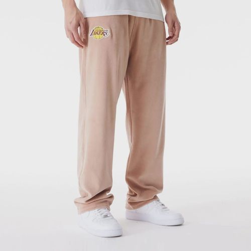 New Era La Lakers Nba Lifestyle Velours Trackpants Homme Pantalons De Survêtements Beige Taille Xl Vêtements