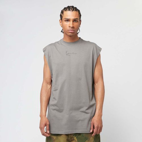 Karl Kani Signature Sleeveless T-Shirt Homme Débardeurs Gris Taille M Vêtements