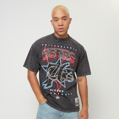 Mitchell & Ness Nba Oversized Graphic Tee Philadelphia 76ers Homme T-Shirts Polos Gris Taille L Vêtements