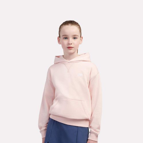 New Balance French Terry Small Logo Hoodie Unisex Hoodies & Sweatshirts Rose Taille 170 Vêtements