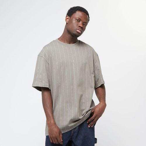 Karl Kani Small Signature Logo Pinstripe Homme T-Shirts & Polos Gris Taille S Vêtements