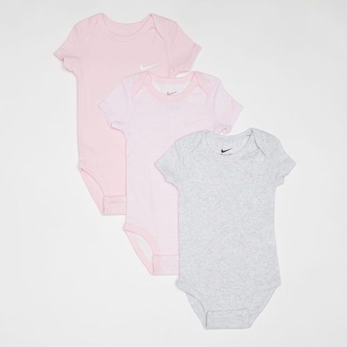 Nike Baby Essentials Bodysuit (3 Pack) Unisex Combinaisons & Ensembles Pour Bébés Rose Taille 6 M Vêtements
