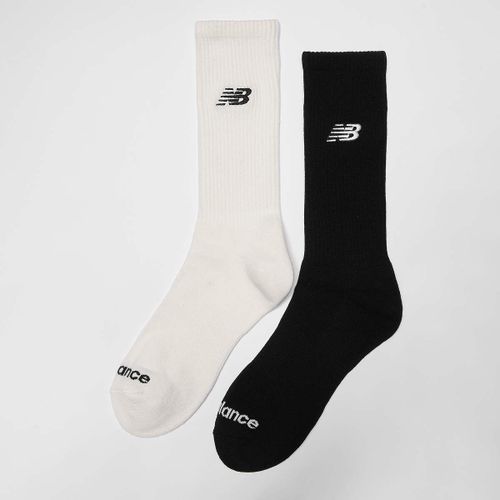 New Balance 2 Pack - Embroidery Logo Unisex Chaussettes Noir Taille 35-38 Vêtements