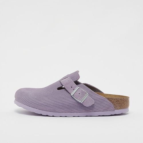 Birkenstock Boston Vl Corduroy Favorite Styles Pourpre Chaussures