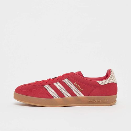 Chaussures Adidas Originals Sneaker Gazelle Indoor W Rouge
