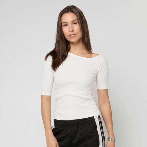 Urban Classics Organic Asymmetric Rib Tee Femme T-Shirts & Polos Blanc Taille Xs Vêtements