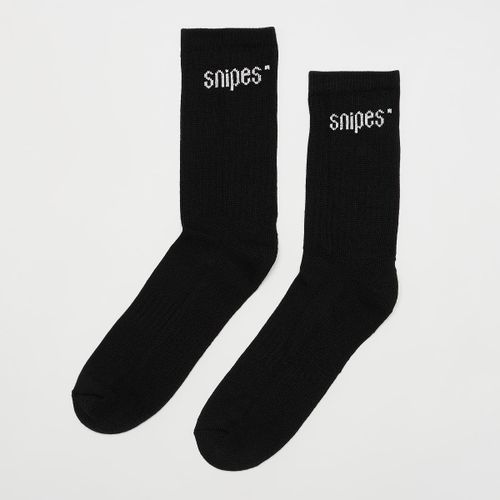 Snipes 3 Pack - Small Logo Essential Crew Socks Unisex Chaussettes Noir Taille 35-38 Vêtements